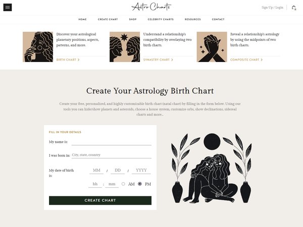 astro-charts.com preview