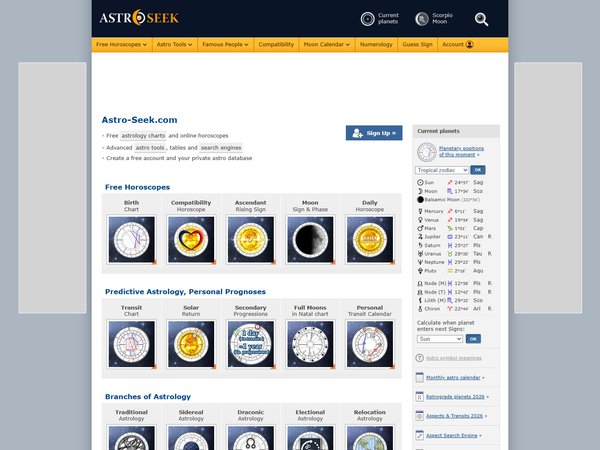 astro-seek.com preview